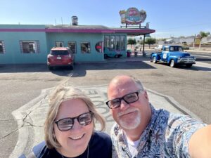 Road trip to Kingman for a lunch date at the world famous "Mr. D'z Diner" on old Route 66!